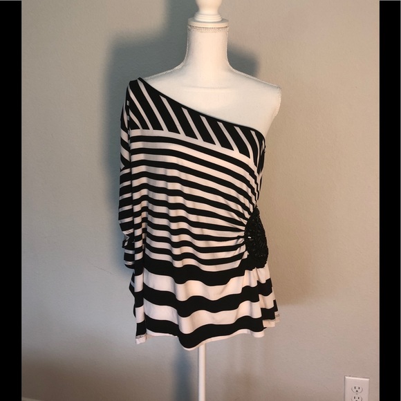 Lane Bryant | Plus Size Stripe top / Blouse 18/20 - Picture 1 of 3